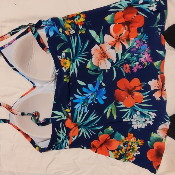 tankini top trim shaper size 14 - Picture 2 of 2